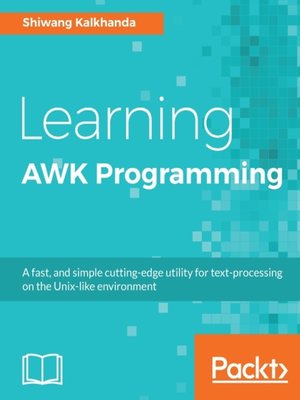 cover image of Learning AWK Programming